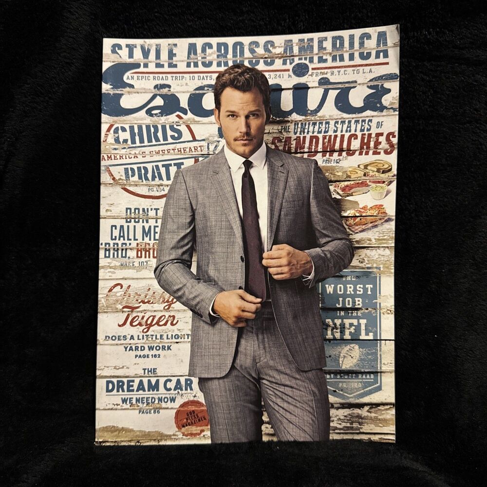 Esquire Magazine September 2014 Chris Pratt America's Sweetheart Chrissy Teigen